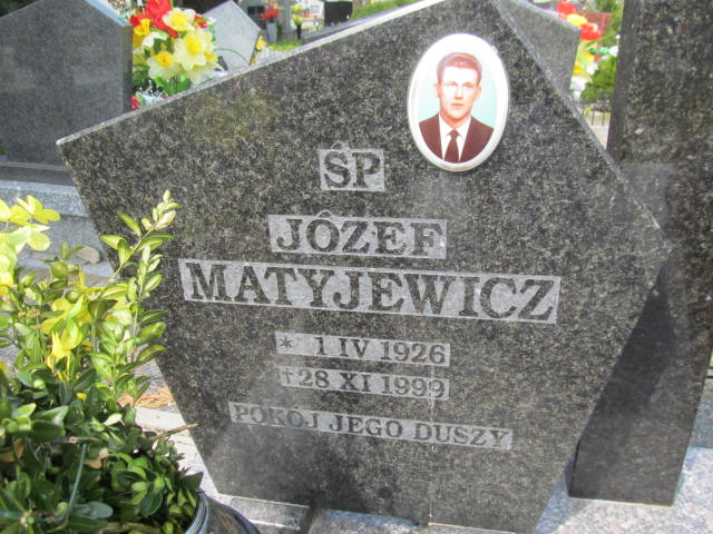 Józef Matyjewicz 1926 Mysłakowice - Grobonet - Wyszukiwarka osób pochowanych