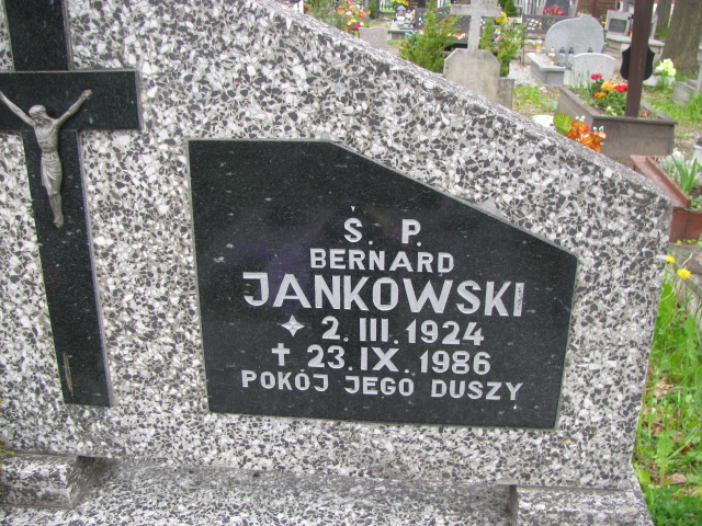 Bernard Jankowski 1924 Mysłakowice - Grobonet - Wyszukiwarka osób pochowanych