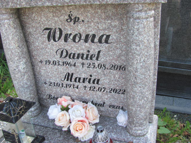 Maria Wrona 1934 Mysłakowice - Grobonet - Wyszukiwarka osób pochowanych