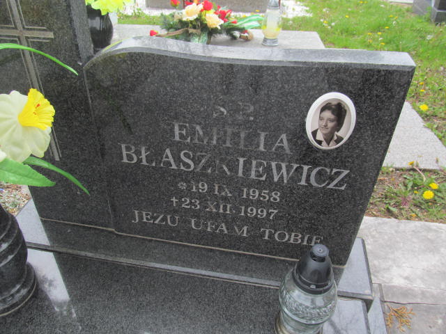 Emilia Błaszkiewicz 1958 Mysłakowice - Grobonet - Wyszukiwarka osób pochowanych