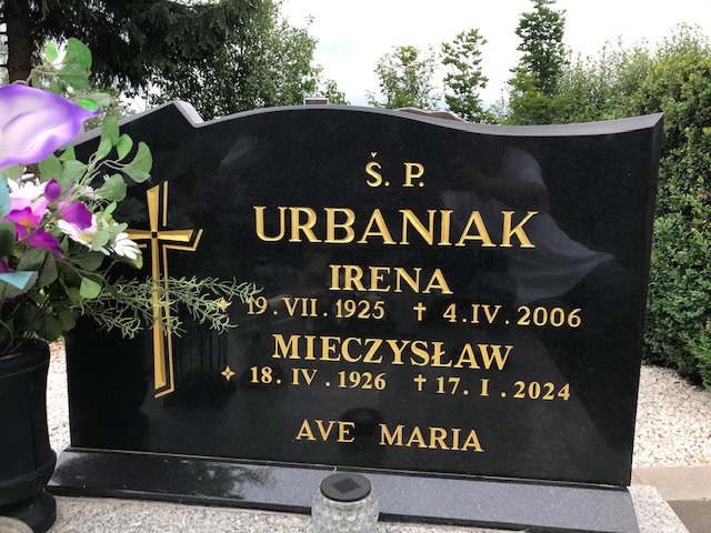 Irena Urbaniak 1925 Mysłakowice - Grobonet - Wyszukiwarka osób pochowanych