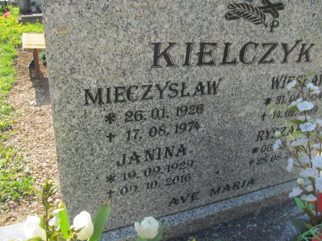 Grób Janina Kielczyk