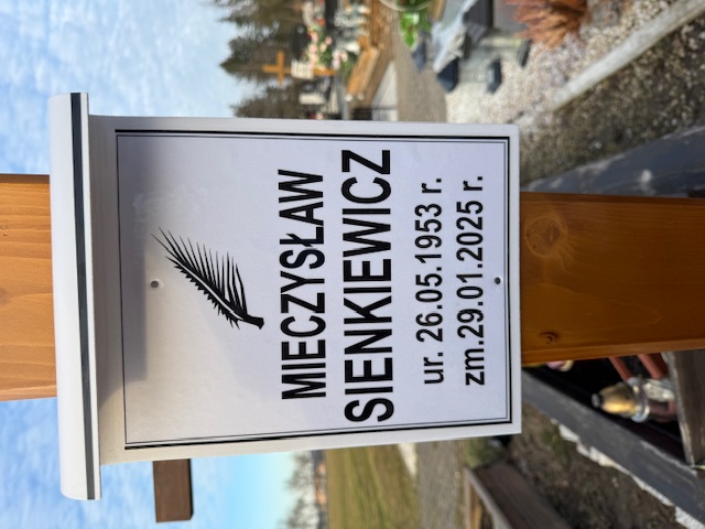 Grób Mieczysław Sienkiewicz